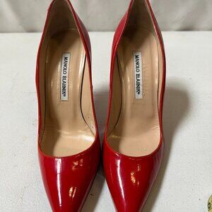 Manolo Blahnik Patent Leather Pumps